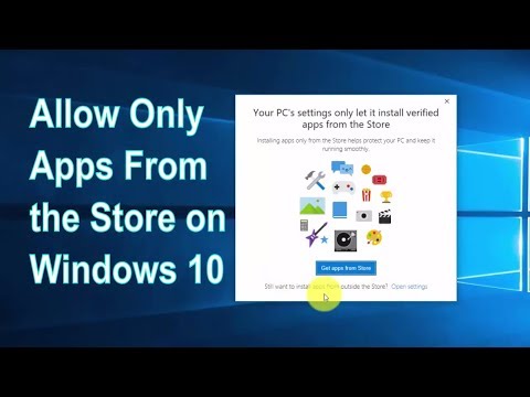 How to Allow to Install Verified Apps Only From the Store on Windows 10 hqdefault