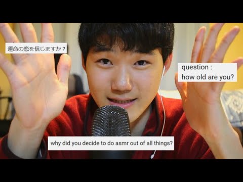 【ASMR】祝5万人🎉 囁き質問コーナー！【SUB】50K🎉 Q&A Cozy English and Japanese Whispers