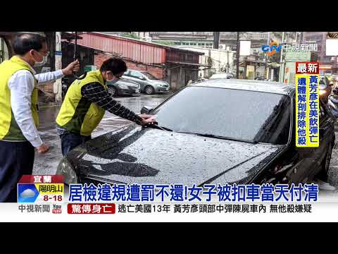 居檢違規"住朋友家" 遭罰百萬人間蒸發│中視新聞 20210129