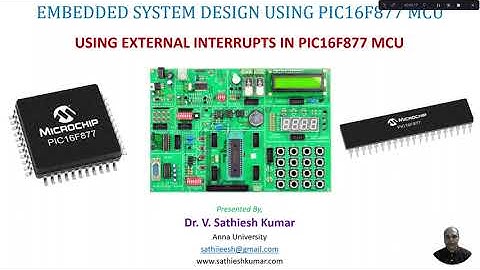 Configuring and Programming External Interrupts in PIC16F877 MCU