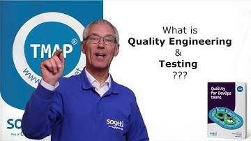 TMAP definition of Quality Engineering & Testing - introduction
