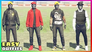 Top 4 Best Easy To Make Male (RNG) Tryhard Outfits #11 (GTA Online)