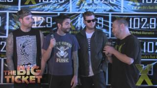X102.9 Presents: A Day to Remember Backstage Interview - The Big Ticket 2013