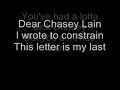 Bloodhound gang - The ballad of chasey lain + lyrics