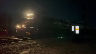NS 8171 Lead’s the BNSF X-ETTESL Eastbound Grain Train in Springfield Missouri 5-10-2024
