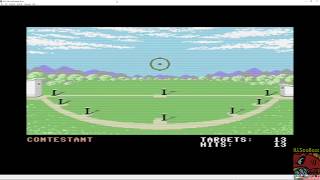 Skeet Shooting: Summer Games [COMMODORE 64] 25 Perfect Round
