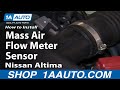 How to Replace Mass Air Flow Sensor 2002-03 Nissan Altima