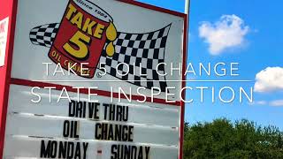 Take 5 Oil Change Getting my Dodge truck inspected