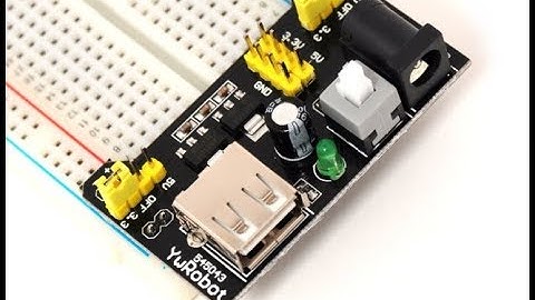 Модуль питания для Макетных плат Breadboard MB-102 400\840 и Arduino