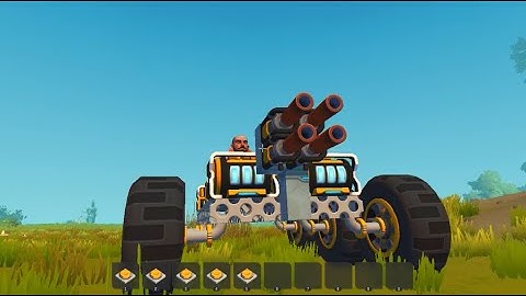 Scrap Mechanic Battle Rover with Tank Controls