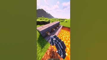 How to make a folding bridge in #minecraft !