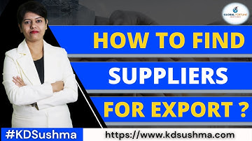 Strategy to get genuine supplier for export I #kdsushma
