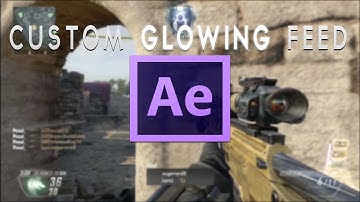 After Effects | Custom Glowing Feed