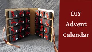 Advent Calendar binder with boxes. DIY Advent Calendar