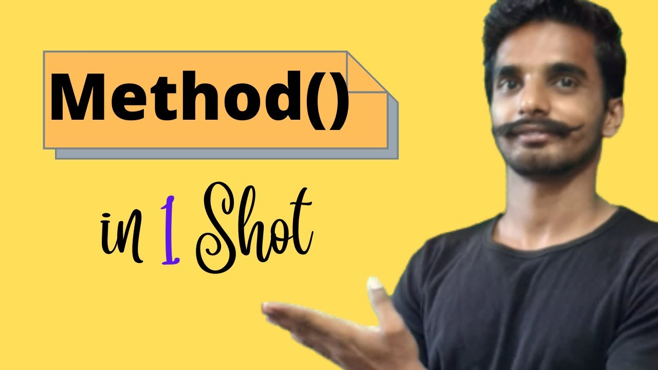 Java Tutorial - Method in Java | Complete Guide - YouTube
