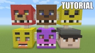 Minecraft Tutorial: How To Make A FIVE NIGHTS AT FREDDY'S!! Survival House / Apartment (ASH#45)