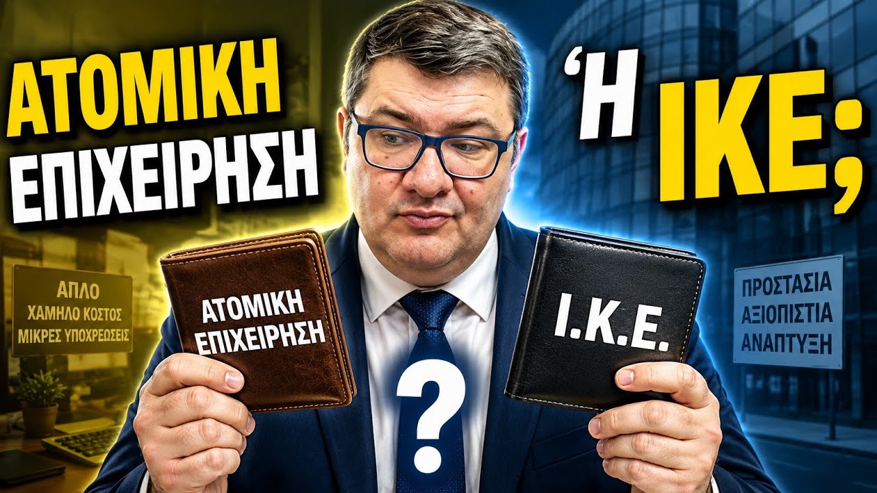 ΑΤΟΜΙΚΗ ΕΠΙΧΕΙΡΗΣΗ Ή Ι.Κ.Ε.; ΠΟΙΑ ΣΥΜΦΕΡΕΙ ΠΡΑΓΜΑΤΙΚΑ;