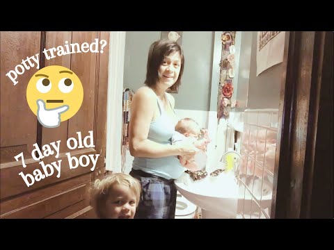 NEWBORN Baby Uses the POTTY 🤯 In the Morning!