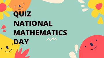 Quiz on National Mathematics Day in English | Maths Day Quiz | Srinivasa Ramanujan Quiz