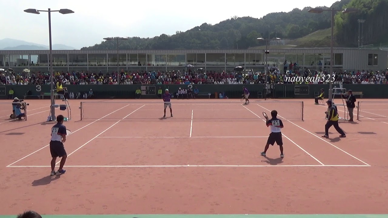 2017年 えひめ国体 少年男子 決勝 第一対戦 河上・吉川（島根県） 対 阪本・林（奈良県）