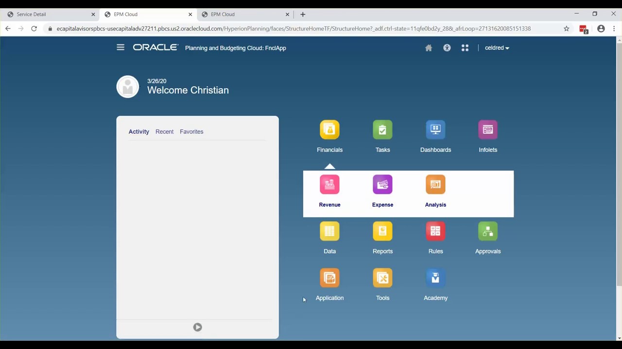 Oracle Planning Cloud Pre Built Modules – Financials - YouTube