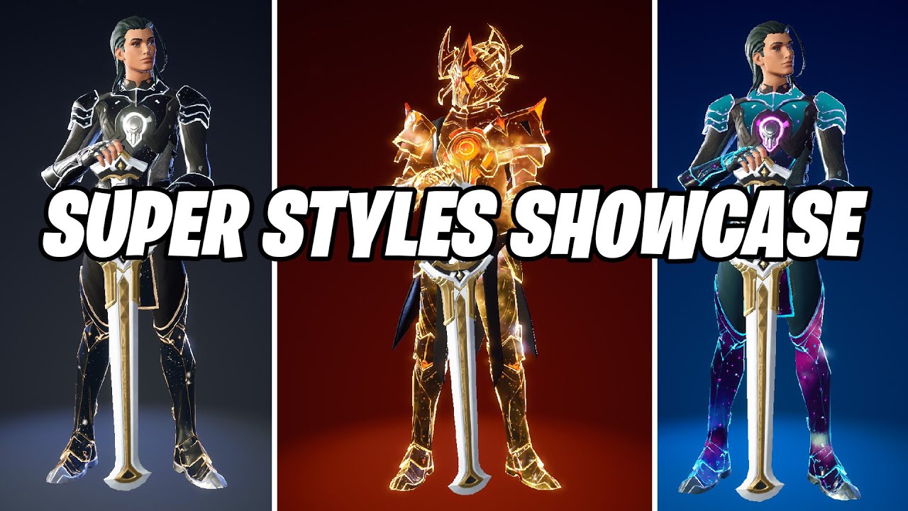 FULL Super Styles Showcase in Fortnite Chapter 4 YouTube