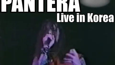 PANTERA Live in KOREA 2001 (Metal, Heavy Metal, Speed Metal)