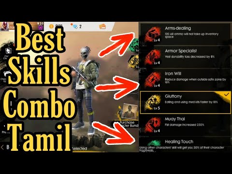 (தமிழ்)Free Fire 🔥 Best character Skills Combo Tips For ...