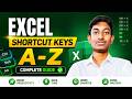 Excel Shortcut Keys A-Z in Telugu 🔥 Complete Excel Keyboard Shortcuts Guide | Save Time Like a Pro