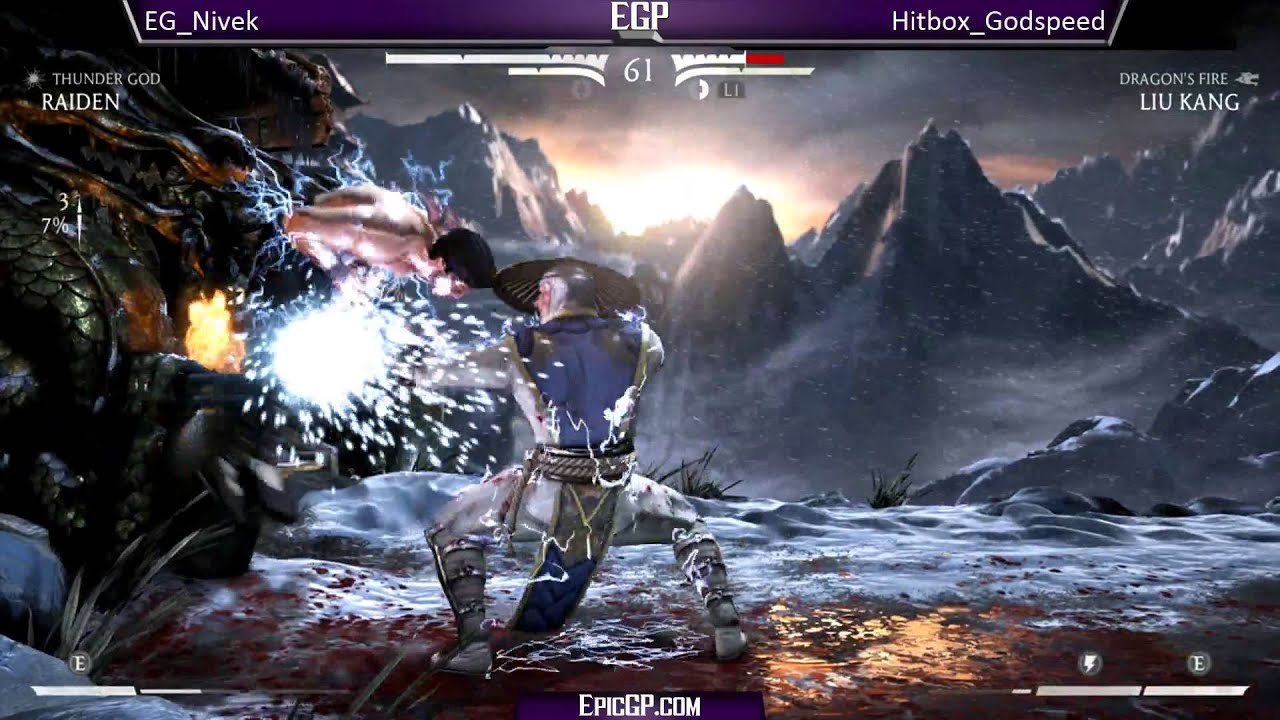 EG Nivek (Raiden) vs Hitbox Godspeed (Raiden)