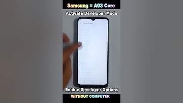 How to Enable Developer Options in Samsung  A03 Core – Developer Settings OEM /Unlocking 2025