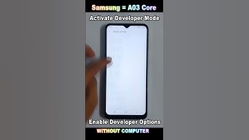 How to Enable Developer Options in Samsung  A03 Core – Developer Settings OEM /Unlocking 2025