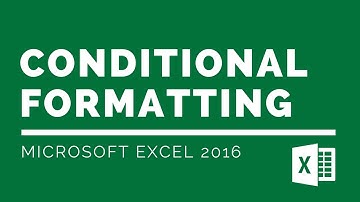 Excel Tutorial: Conditional Formatting