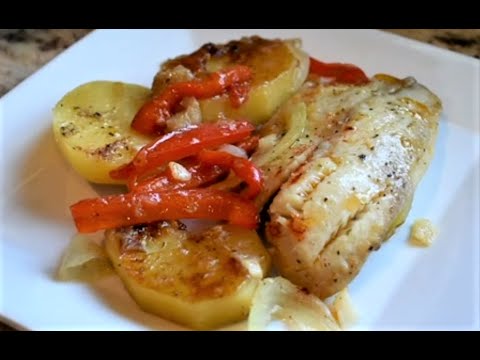 Video: Filete De Pescado Rojo Rebozado De Patatas