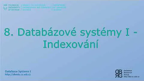 Kde jsou indexy v tabulce?