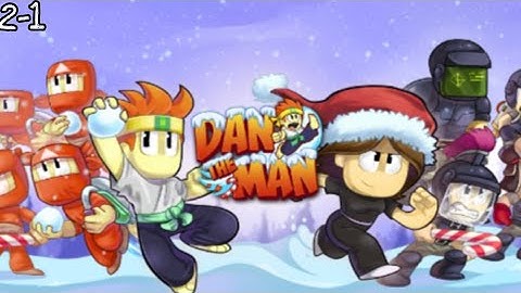 Dan the Man - Frosty Plains - level 2 of 1 - Complete Walkthrough - all hidden areas - (no damage)