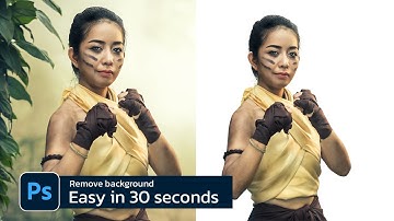 EASY Remove Background In 30 Seconds Photoshop 2021