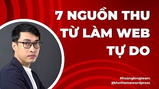7 nguồn thu nhập từ nghề thiết kế website tự do