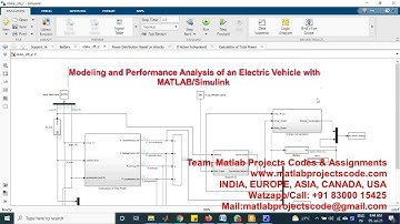 Modeling and Performance Analysis of an Electric Vehicle with MATLAB/Simulink
