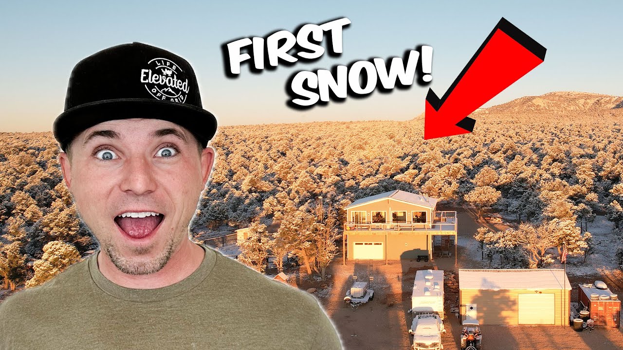 WINTER IS HERE! FIRST SNOW of the YEAR - YouTube