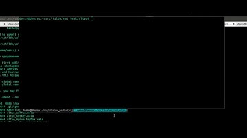 Presentation of the program AltYo (drop-down console for linux)