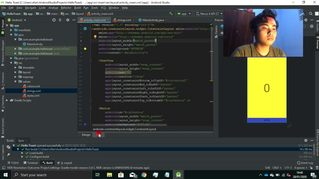 android studio toast string android studio toast string