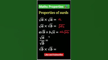 Laws of Surds | Math Properties Explained | #shorts #maths #surds