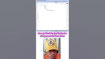 How to Find the End Behavior of Exponential Functions #maths #satprep #scalarlearning #mathematics