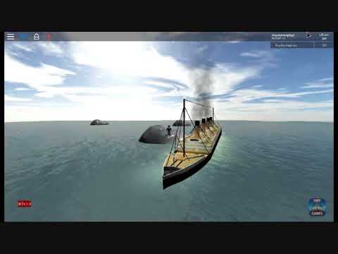 Roblox Titanic Sinking Part 1 Youtube