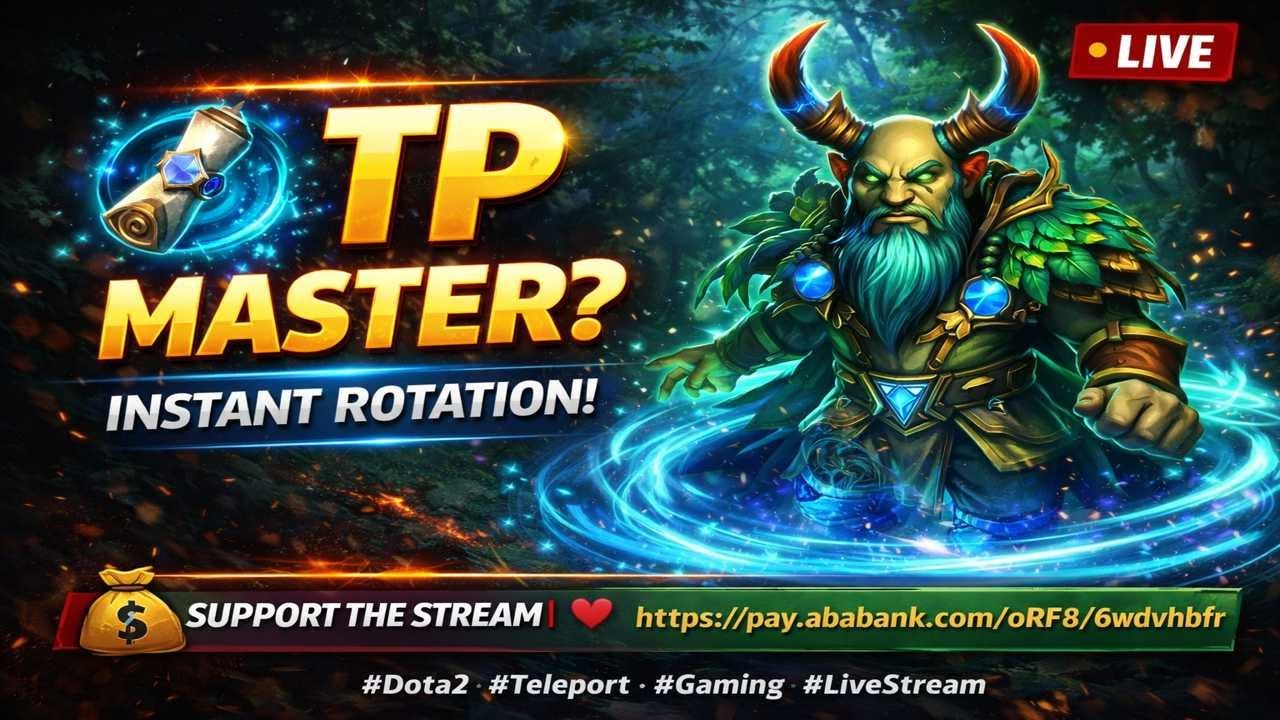 LEARNING PERFECT TELEPORTS 🌀 | Dota 2 Live