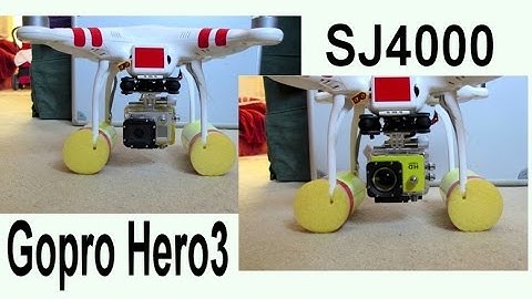 SJ4000 vs Gopro Hero 3 on Quadcopter - HD action cameras back to back