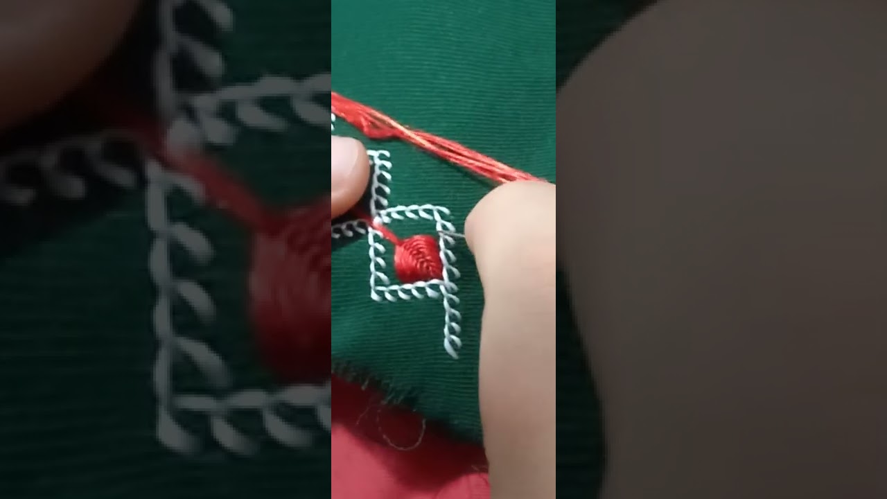broderie kabyle a la main chez foufa ighes elhuth a3emar nzedhakhel