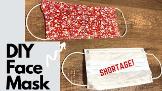 How to Make a Face Mask | DIY | At Home | Mask Sewing Tutorial | Sew Fabric Mask