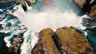 Исландия. Водопад Годафосс (Godafoss) видео 4K